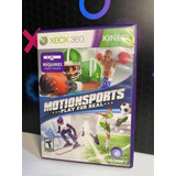 Motionsports Play For Real Kinect Xbox 360 Original Físico