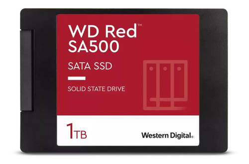 Ssd Western Digital Red Sa500 1tb Wds100t1r0a Nas Sata 2.5