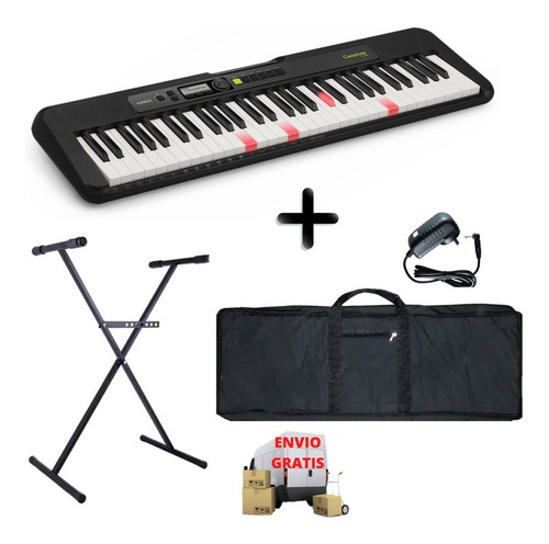 Teclado Organo Casio Lks250 Casiotone + Fuente+soporte+funda