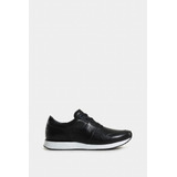 Vélez Tenis Artisan 2 De Cuero Para Hombre Vira Talón Negro 