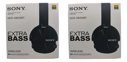 2 Pack Audífonos Sonyy Diadema Bluetooth Extra Bass