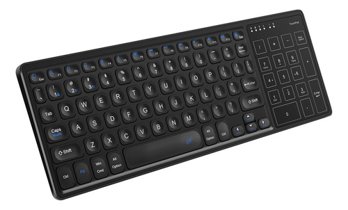 Teclado Inalámbrico Dual-mode 2.4g/bt Diseño Ergonómico Con