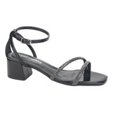 Sandalia Via Marte Mujer 23-9804 V Preto Casual