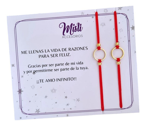 Set Pulseras Protección Para Pareja-manillas Para Compartir