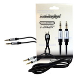 Cable Auxiliar Miniplug 3.5mm Stereo Macho Audiopipe 1.8mts