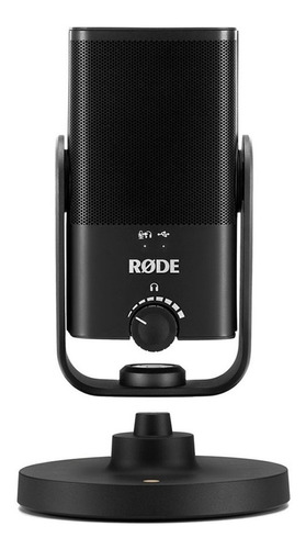 Microfone Rode Nt-usb Mini Condensador Cardioide Cor Preto-fosco