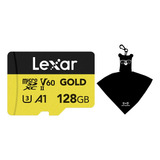 Lexar Tarjeta Micro Sd Gold De 128gb, Uhs-ii, C10, V60 