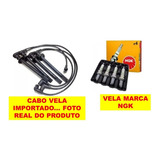 Jogo Cabo Importado + Jogo Vela Ngk Chery S18 Face 1.3 16v 