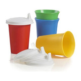 Vasos Y Tapas Bell De Tupperware - 7 Oz (200 Ml) - Sin Bpa