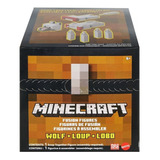 Lobo Minecraft Figuras De Fusión Mattel Sku 5701-1