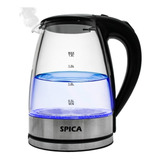 Jarra Pava Electrica Spica Sp-940 Vidrio Luz Mate Cafe Te