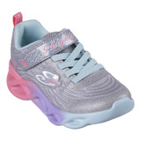 Zapatillas Skechers Twisty Bright (luces) Niñas 302325l-smlt