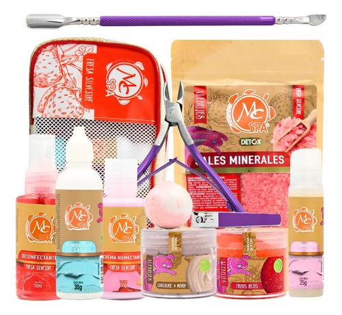 Kit Mc Spa Humecta, Exfolia + Herramientas Pedicure 12pzs | MercadoLibre