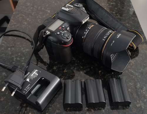 Câmera Nikon D7100, Com Lente Sigma Nikon, 17-50mm 2.8 Ex Dc