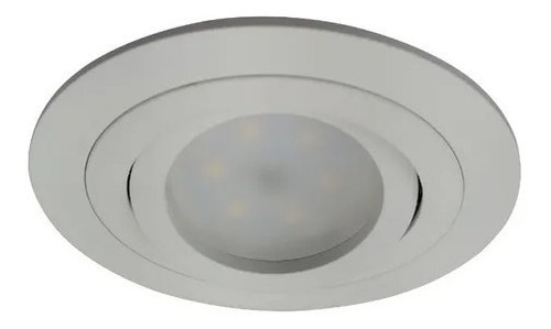 Pack 6u Spot Embutir Blanco Aluminio Dicro Led Dimerizable