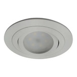 Pack 6u Spot Embutir Blanco Aluminio Dicro Led Dimerizable