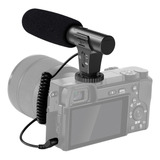 Microfone Direcional Shotgun Dslr Camera Canon Rode Nikon
