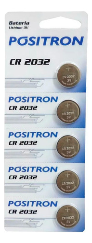 5x Bateria Alarme Positron G3 G4 G5 Cr2032
