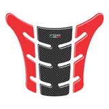 Adesivo Ducati Monster 796 Tank Pad Frontal 3 D Material 3 M Cor Vermelho E Preto