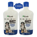 Shampoo Pet Antipulgas Carrapatos Sarna Cães Gatos 6x1 2un