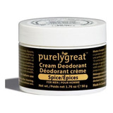 Purelygreat Desodorante Natural Hombres Especia - Ewg Verifi