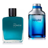 Deo Parfum Natura Homem Elo 100 Ml + Colônia Kaiak Tradicional Masculino 100 Ml + Brinde