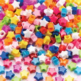 Baker Ross Ar290 Star Pony Beads  Paquete De 400 Pulseras D