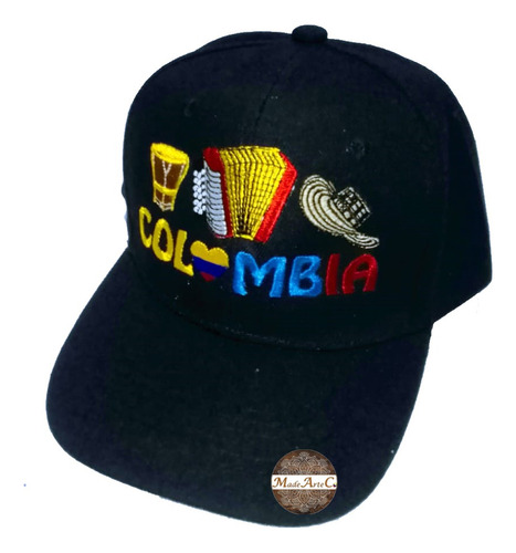 Gorra Bordada Típica Colombia- Cachucha Artesanal Colombia 