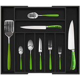 Organizador De Bambu Para Cajones De Cocina - Organizador D