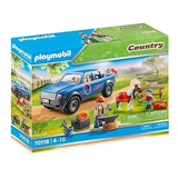 Figura Armable Playmobil Country Herrador Con 51 Piezas