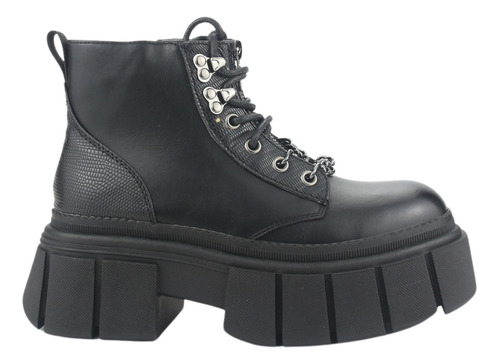 Botin Chalada Mujer Bresh-2 Negro Plataforma