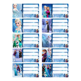 Stickers Pegatinas Escolares Libro Libreta Frozen 18 Pz