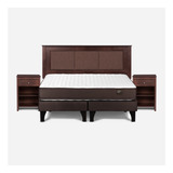 Cama Ergo T New 2 Plazas Base D.+respaldo Rachel + Veladores