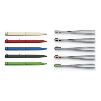 Kit 5 Palillo Y 5 Pinzas Victorinox P/ Navaja 84, 91 Y 111mm Negro