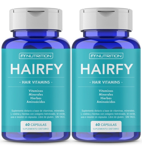 Hairfy - Vitaminas Anti Caída Cabello Pelo - Biotina X120