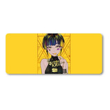 Mousepad Xxl 80x30cm Cod.125 Chica Anime Lam Amarillo