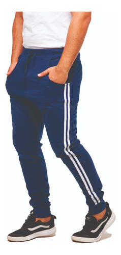 Combo 4 Calças Moleton Skinny Sport Luxo M1