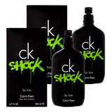 Paquete Ck One Shock Calvin Klein 200ml Caballero 2 Pzas