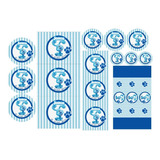 Kit Stickers Candy Bar X120 U Blues Clues Las Pistas De Blue
