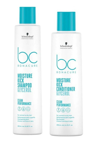 Combo Shampoo + Acondicionador Bc Moisture Kick Schwarzkopf