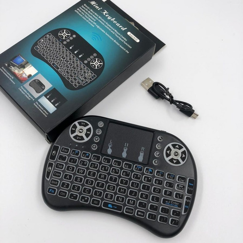 Mini Teclado Controle Sem Fio Para Smart Tv Tv Box Pc