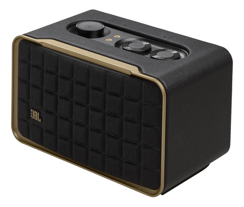 Jbl Authentics 200 - Altavoz Inalámbrico Para El Hogar, Wi-f Color Rojo Y Negro 110v