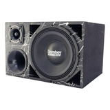 Caixa Trio Woofer Bomber Atrack 12 Pol 400w Corneta Tweeter