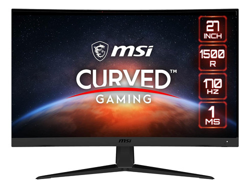 Monitor Gamer Msi G27c5 E2 27 Pulgadas Curvo Full Hd 1500r