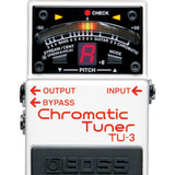 Pedal Boss Tu-3 Afinador Cromático Tuner Para Pedalboard