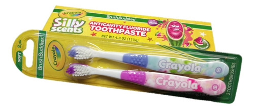 Set Crayola Kids Pasta Dental Anticaries  / Cepillo Dental