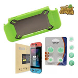 Kit Nintendo Switch + Case Protector + Mica Pokemon  03