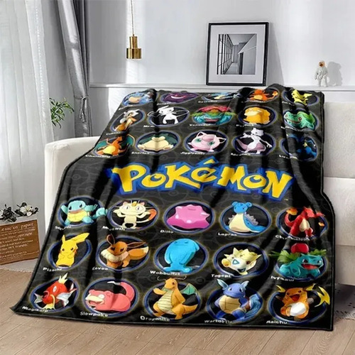 Frazada Pokemon Tamaño Matrimonial La Perla