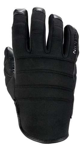 Guantes Cortos Moto Cuero Nine To One Core Evo Neoprene