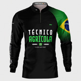 Camisa Agro Brk Fazenda Agricultura Tenico Agricola Uv50+